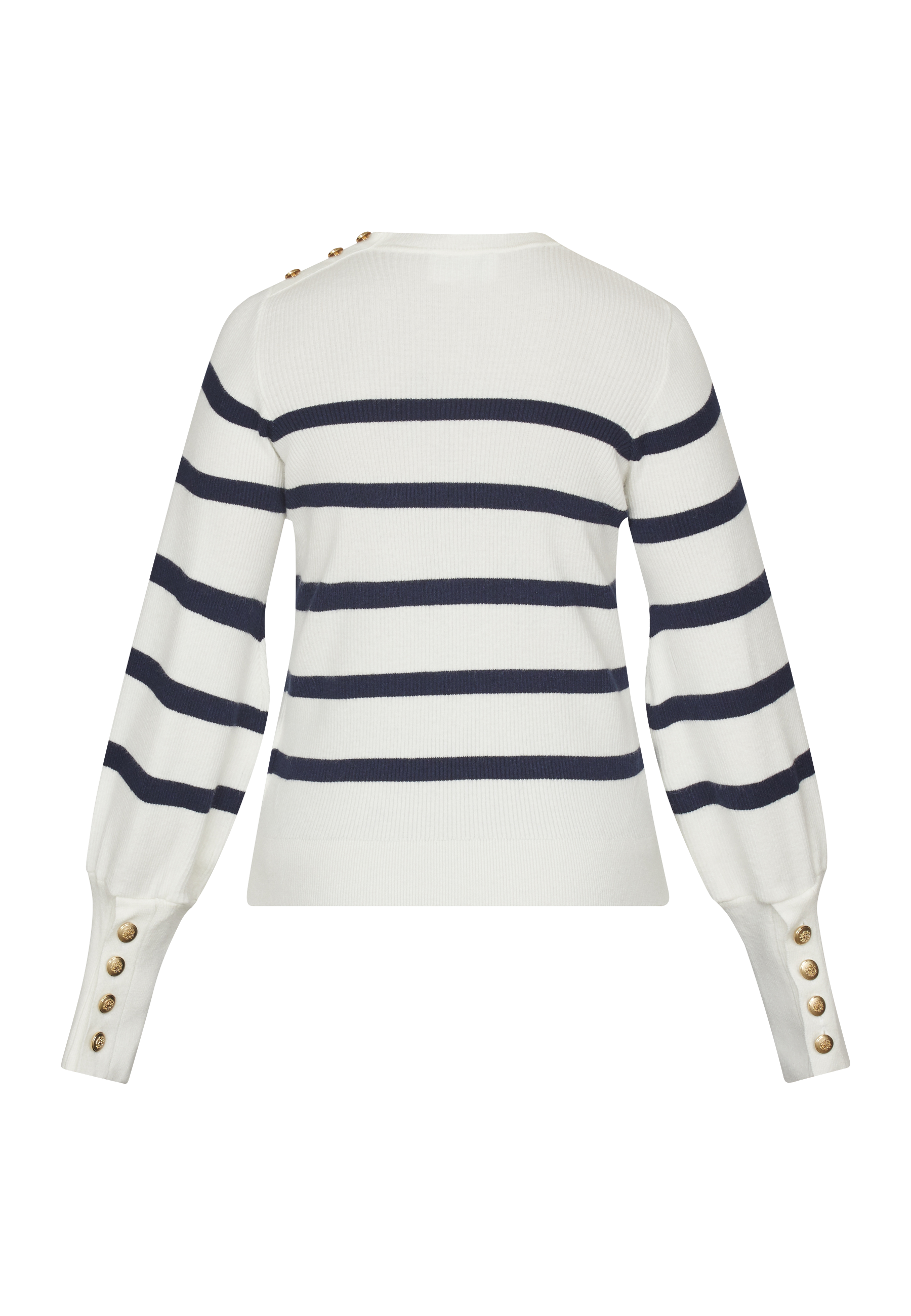 Hani-Stripe Bluse - Hvid