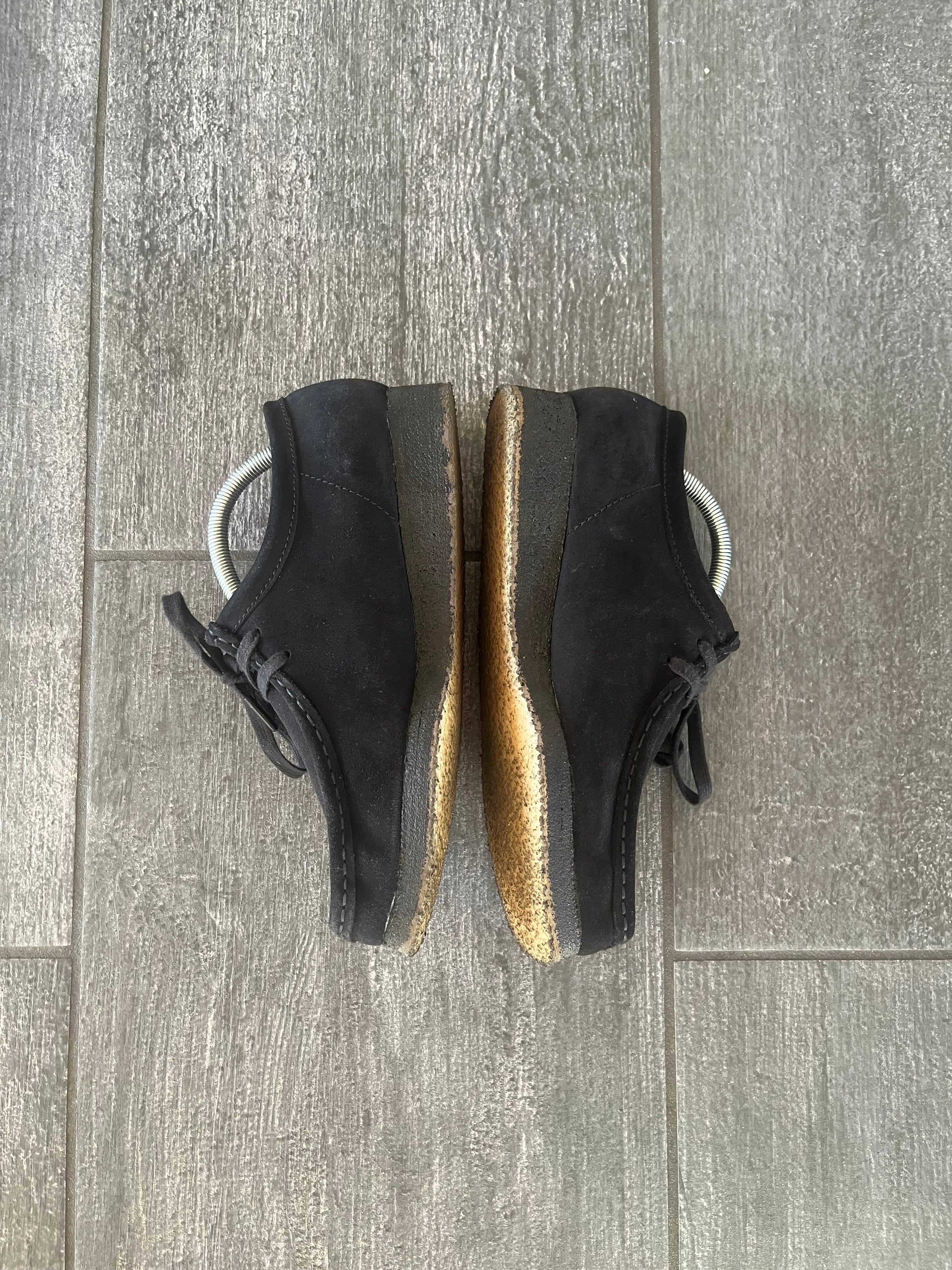 Clarks wallabee Black suede