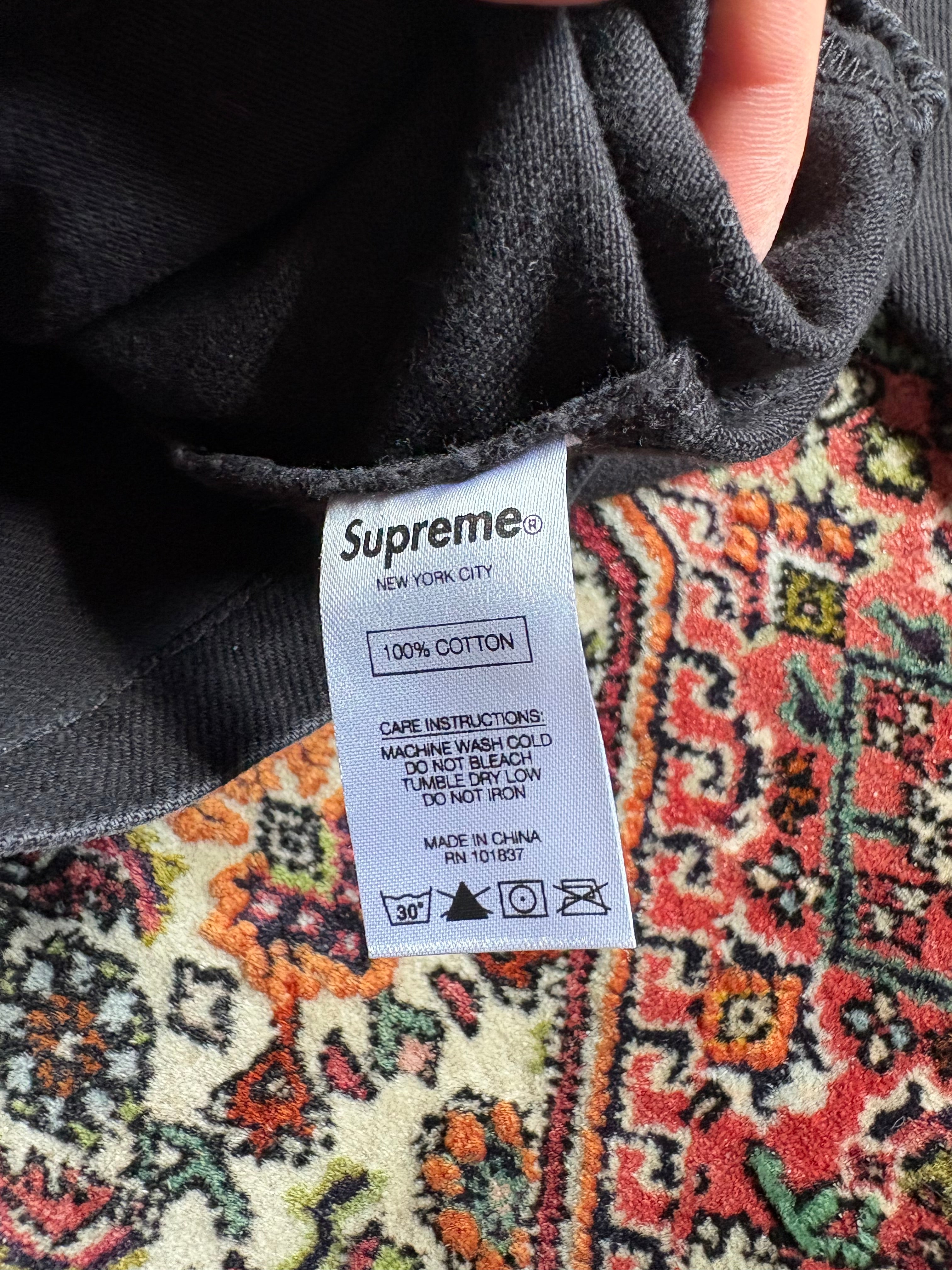 Supreme Snap Front Twill Jacket Black