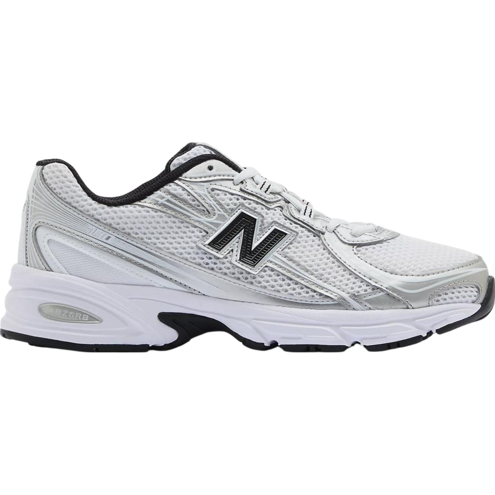 New Balance 740 White Silver Black