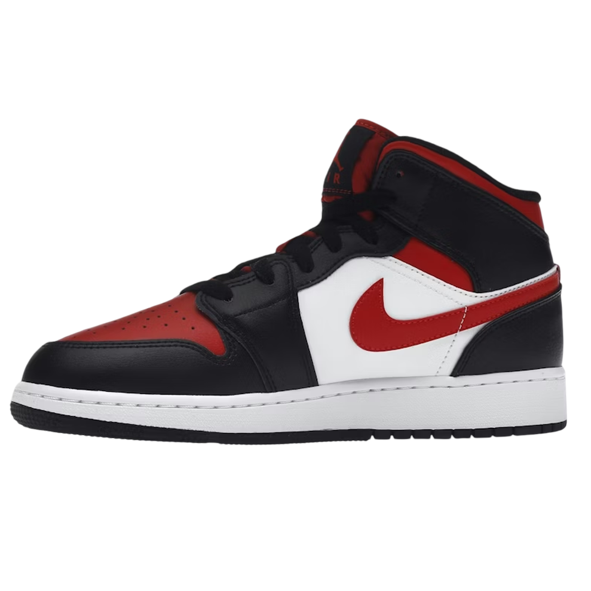 Product Image Air Jordan 1 Mid Black Fire Red