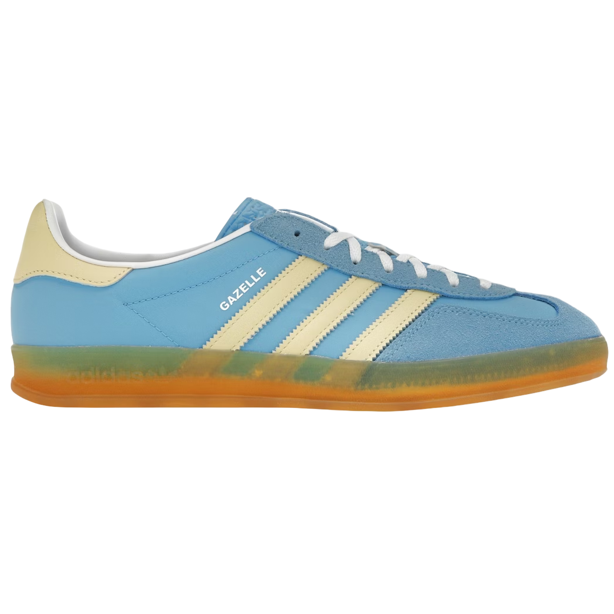 Product Image Adidas Gazelle Indoor Semi Blue Burst Almost Yellow