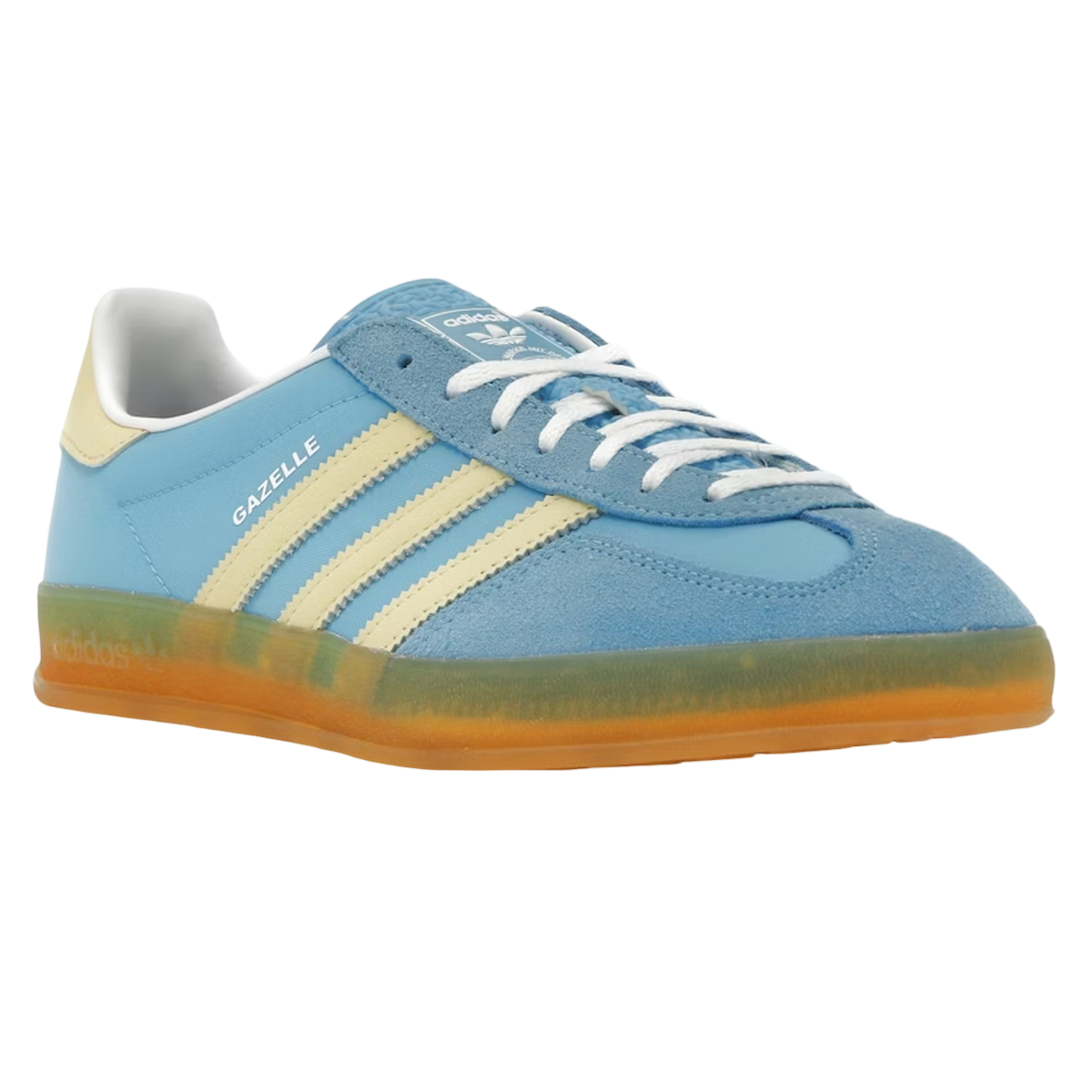 Product Image Adidas Gazelle Indoor Semi Blue Burst Almost Yellow