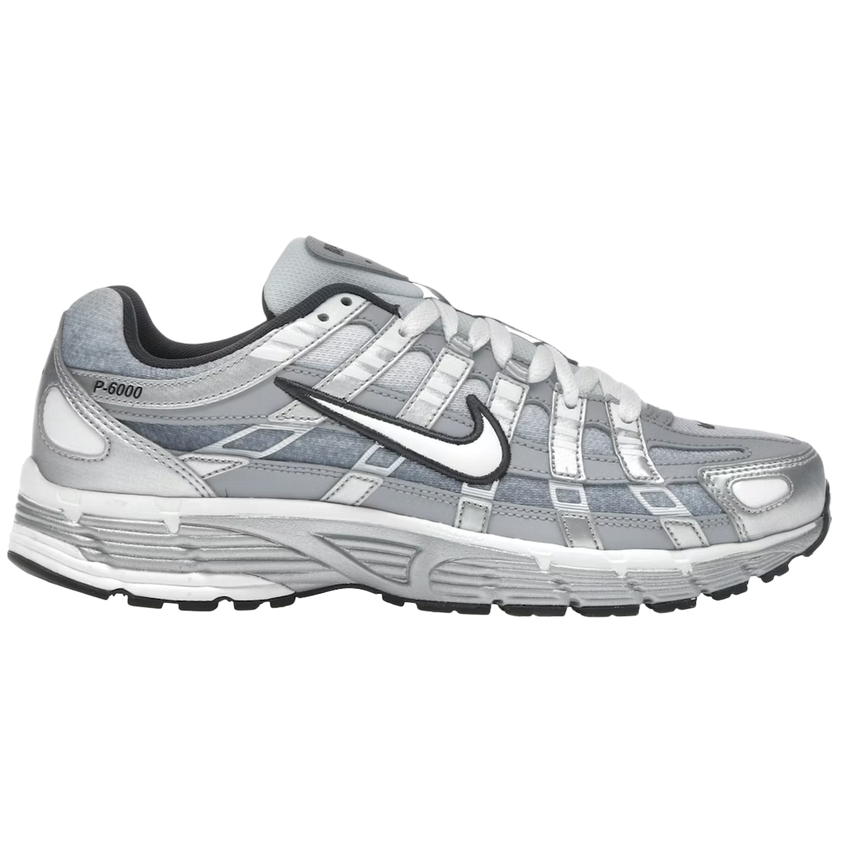 Product Image Nike P-6000 Metallic Silver Summit White-Wolf Grey