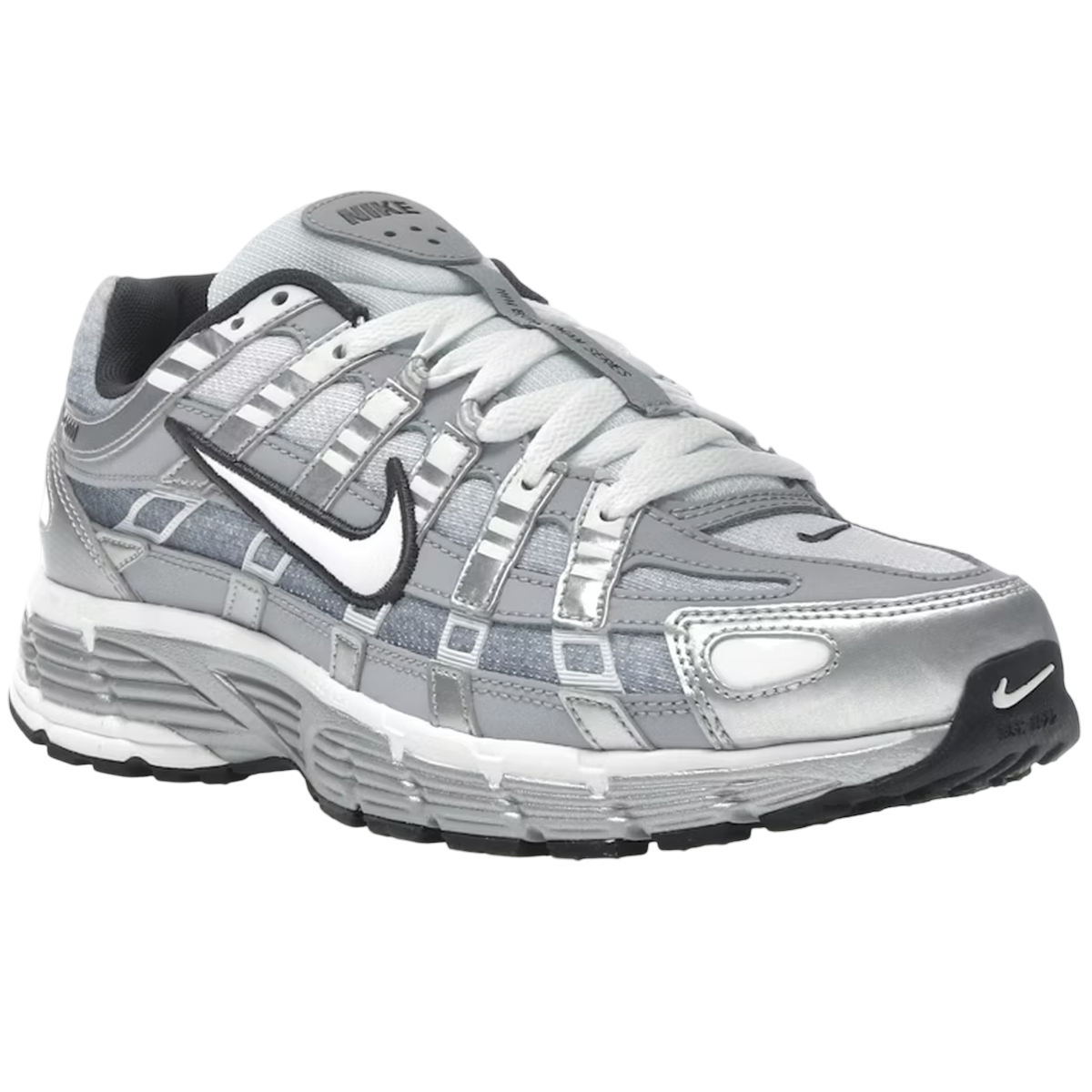 Product Image Nike P-6000 Metallic Silver Summit White-Wolf Grey