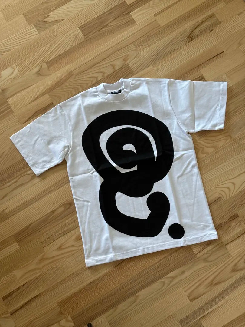 Quratee White Logo Tee