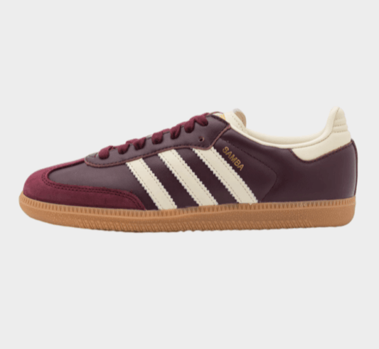 Adidas Samba "Maroon Gold"