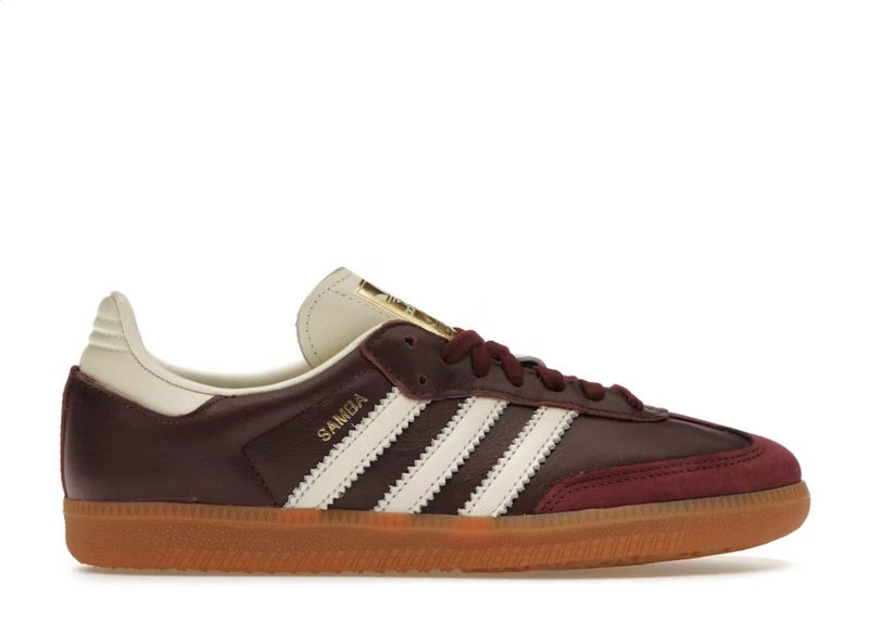 Adidas Samba Maroon Gold