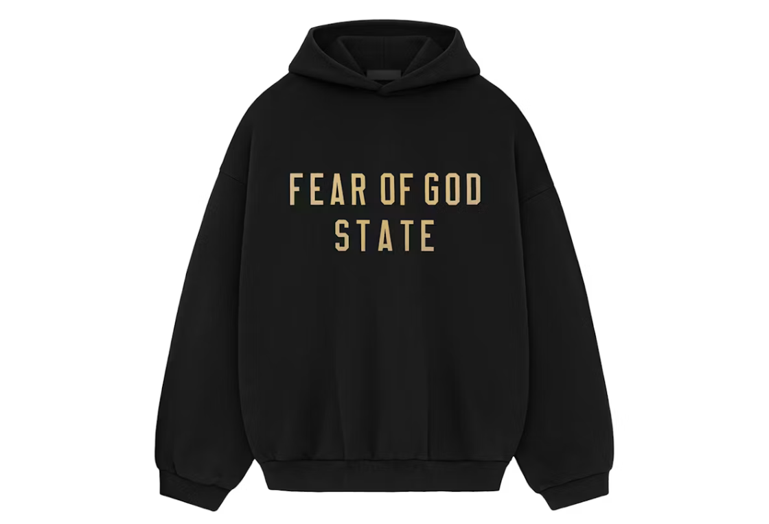 Fear of God Essentials Fleece Hoodie Black