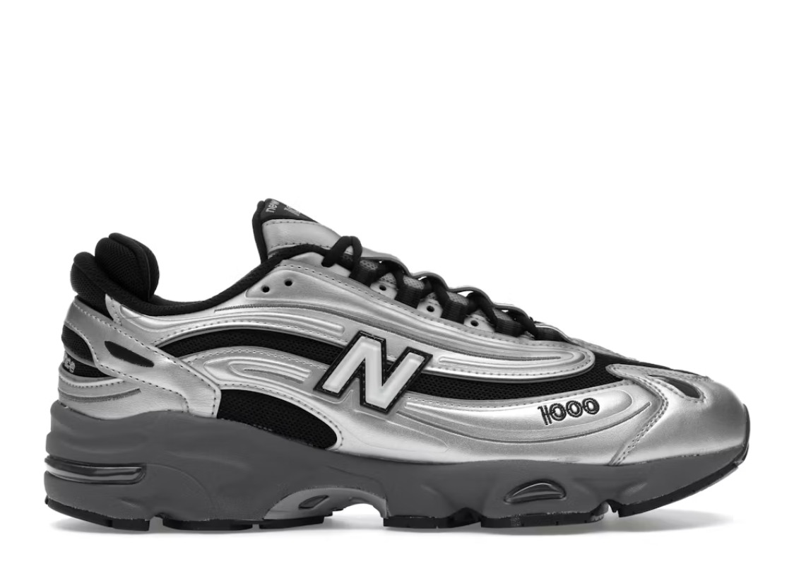 New Balance 1000 Black Silver Metallic