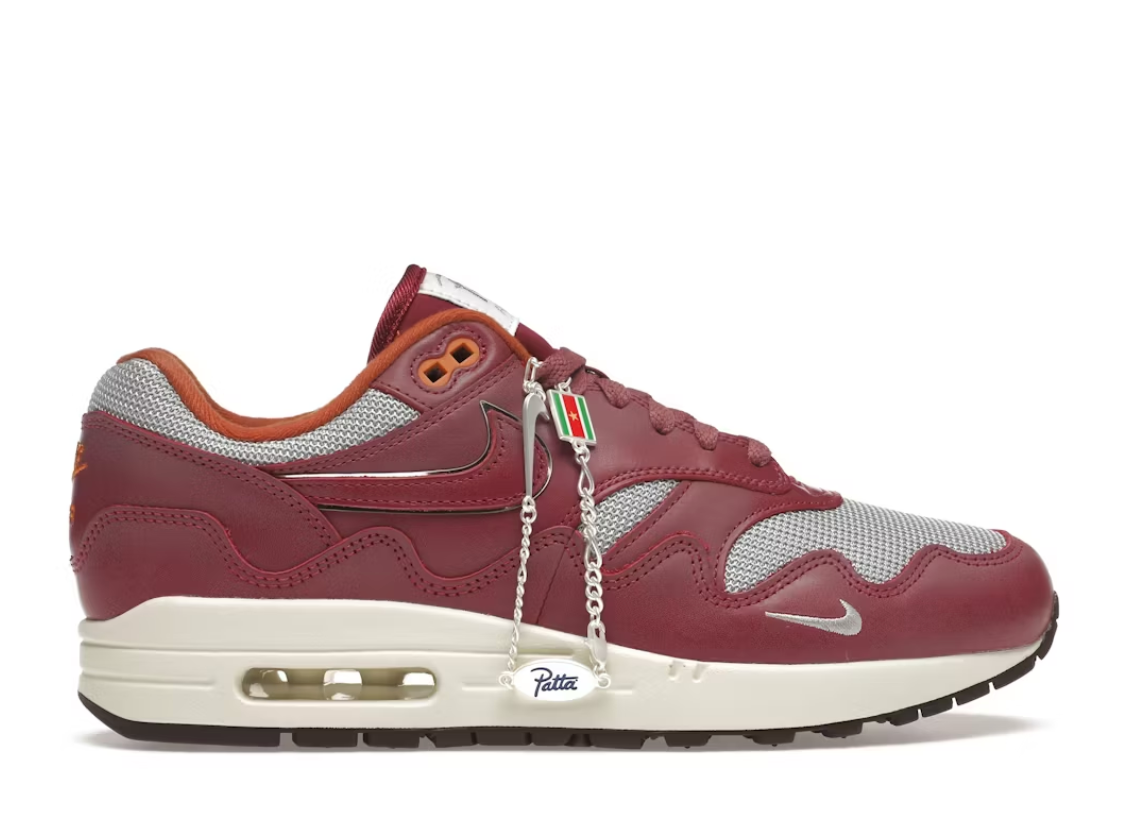 Nike Air Max 1 Patta Waves Maroon