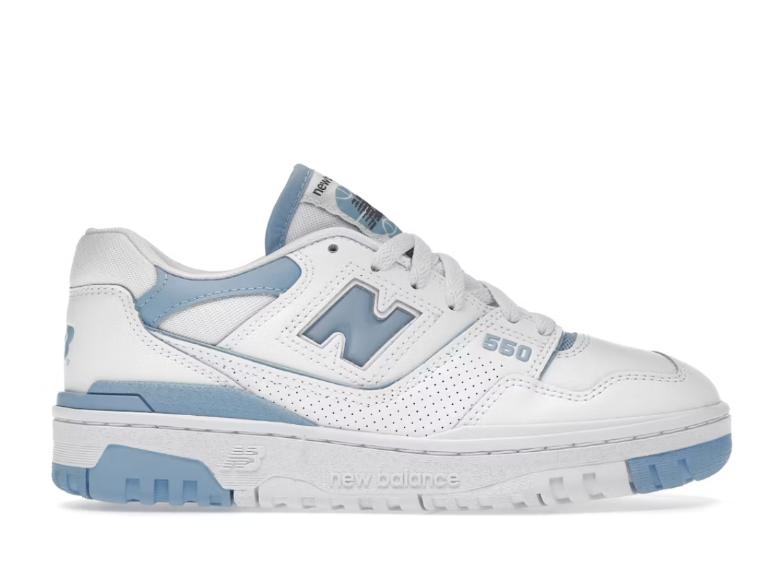 New Balance 550 UNC White Dusk Blue (Women’s)