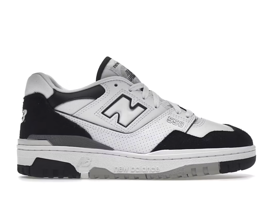 New Balance 550 White Black Rain Cloud