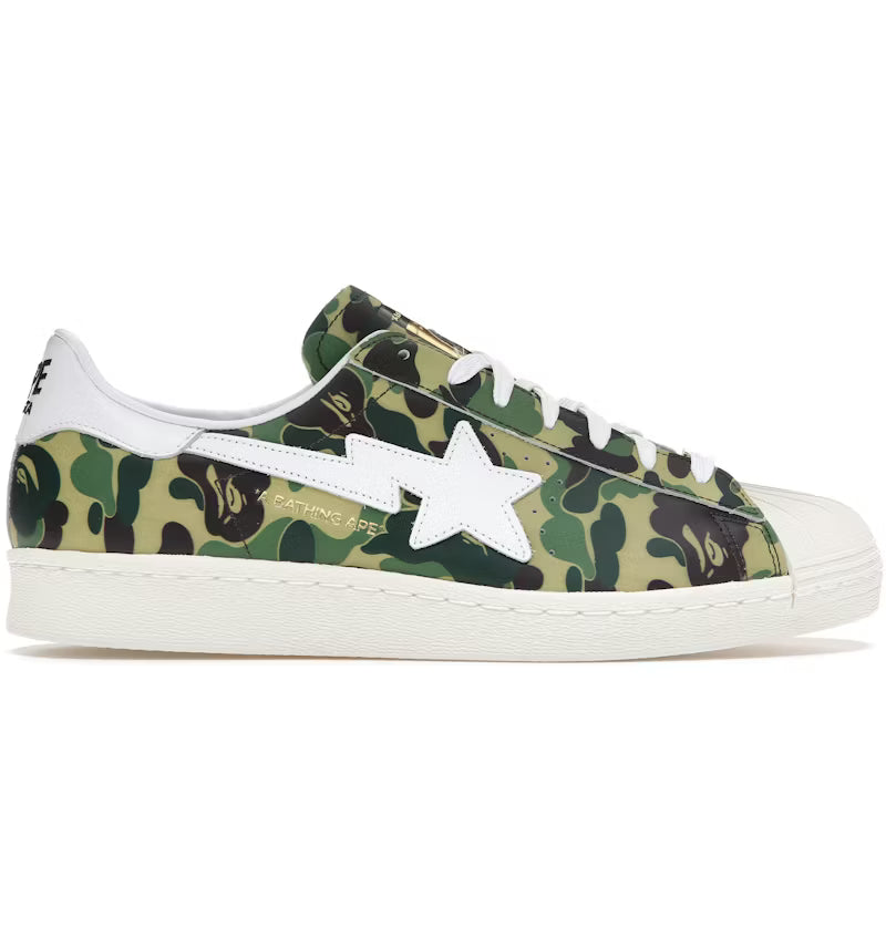 Adidas Superstar x Bape Green Camo