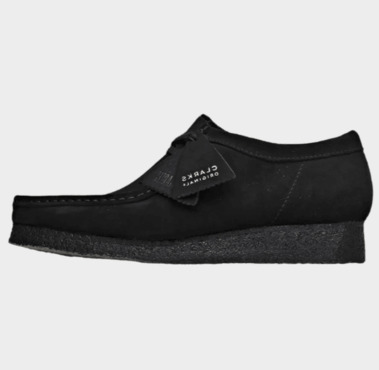 Clark Wallabee "Black Suede"