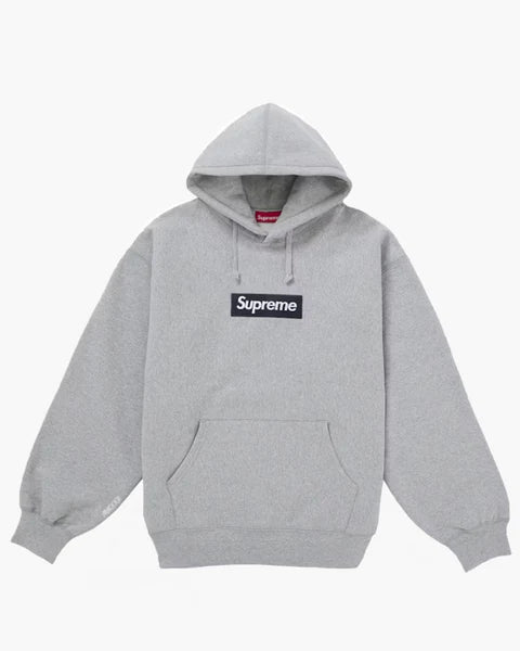 Supreme Box Logo Hoodie Heather Grey